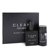 Clean Black Leather Gift Set By Clean